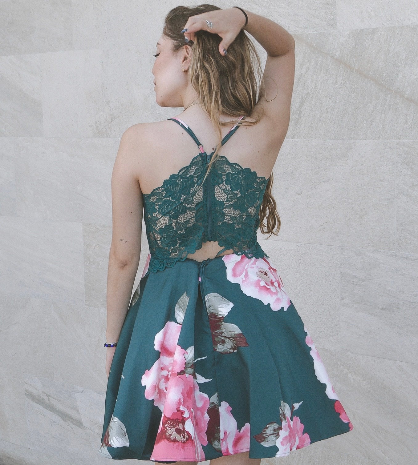Floral mini dress
